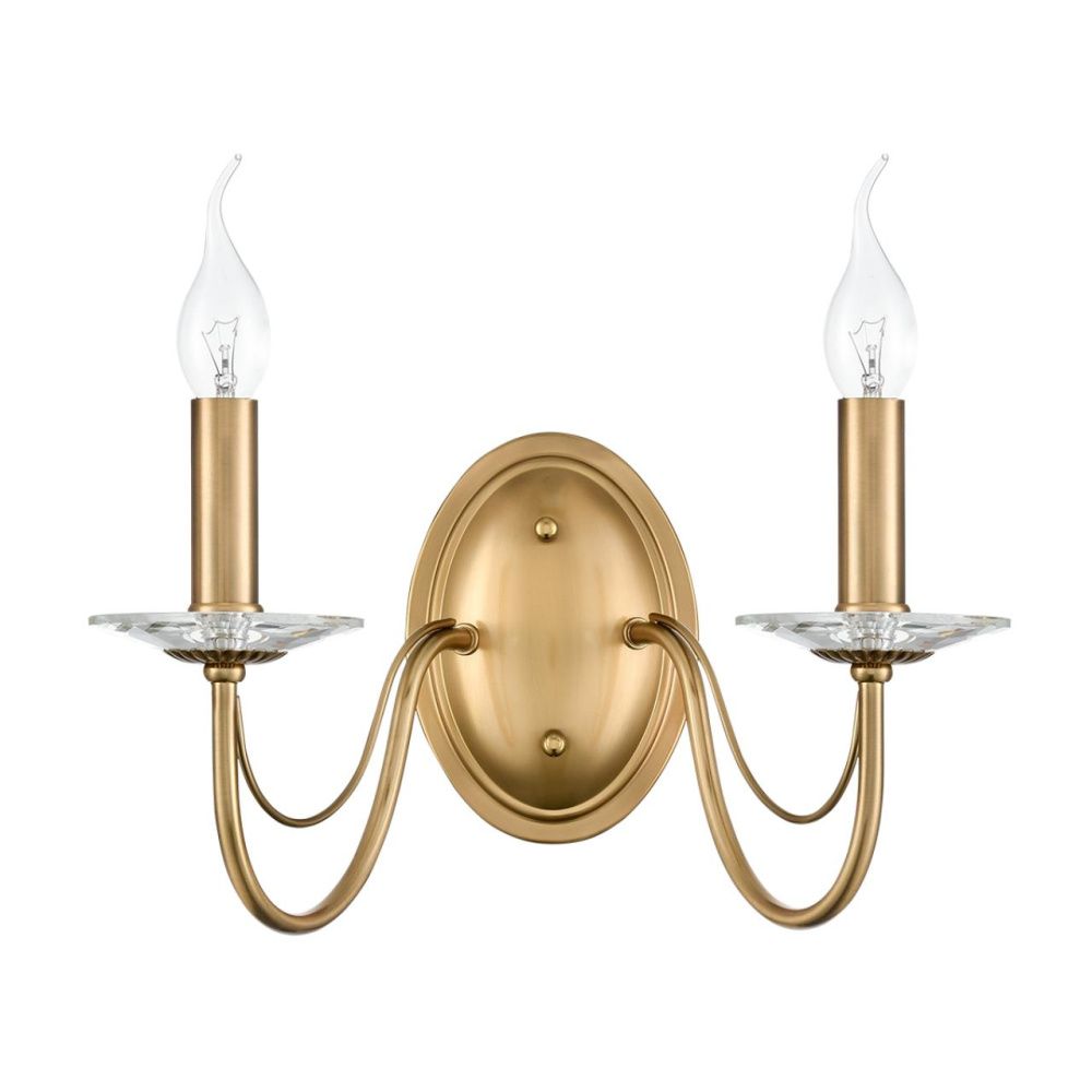 Бра 35**-29 см, 2*E14*40W, Lumion INCANTO 8033/2W, медь, прозрачный