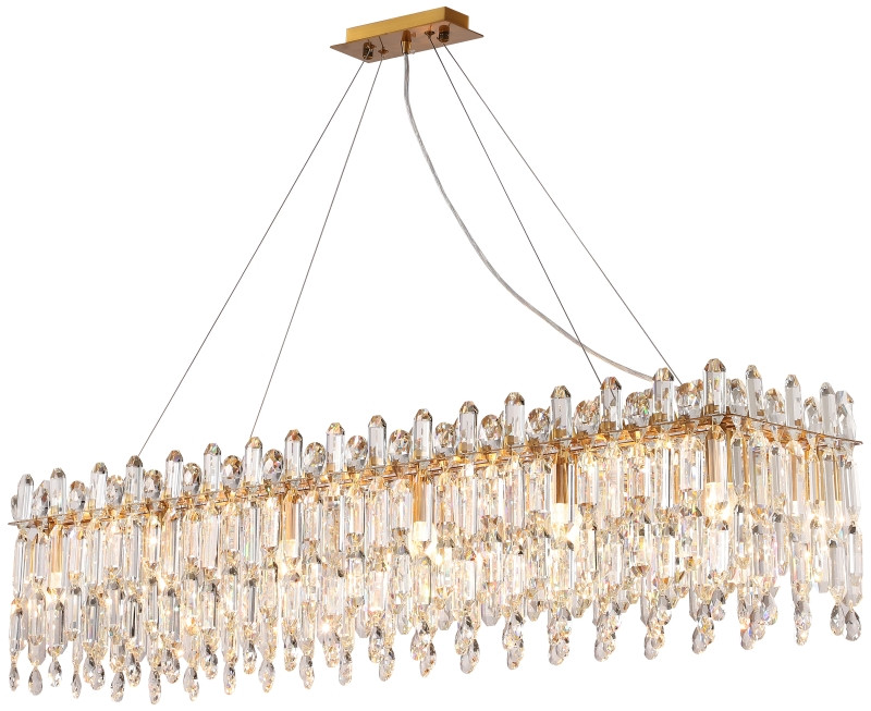 Люстра подвесная 120*30*50/100 см, 12*E14 40W Бронза Stilfort Legacy 2158/05/12PL