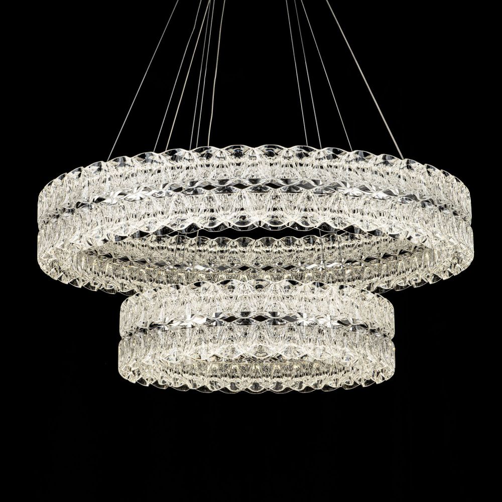 Люстра *80*13 см, LED*95W, 3000-6000K, Modelux  ML.8185.800.500 CR, Хром