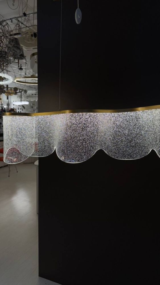 Люстра подвесная 19*120*60-110 см, 30W, 3500K, 6 м2 Aployt Olga APL.081.03.30 золото