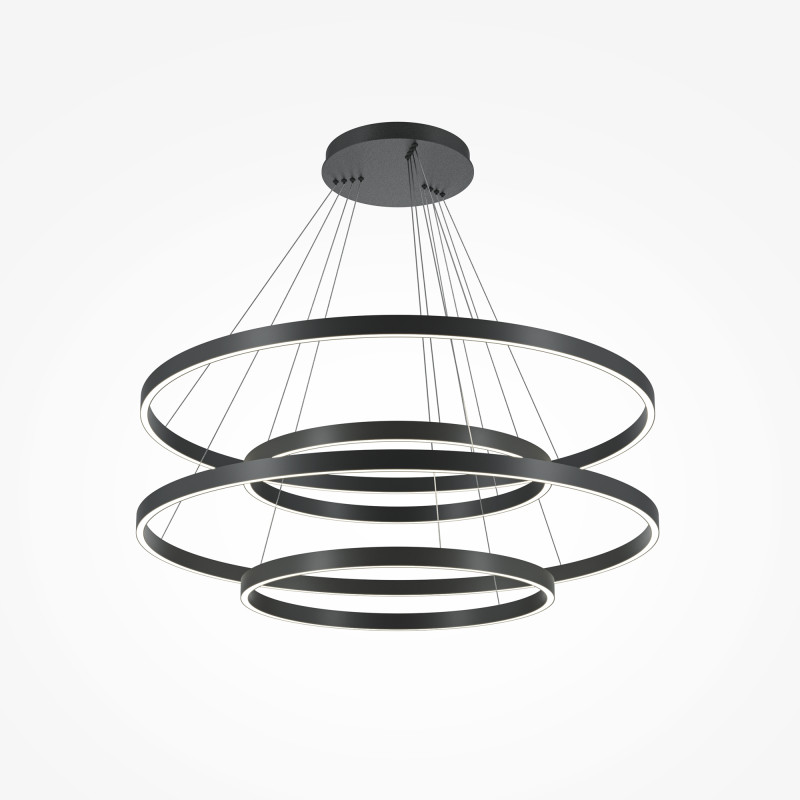 Подвесной светильник 100*20*300 см, LED*165W Rim 3000К-4000К MOD058PL-L174BK Maytoni, Черный