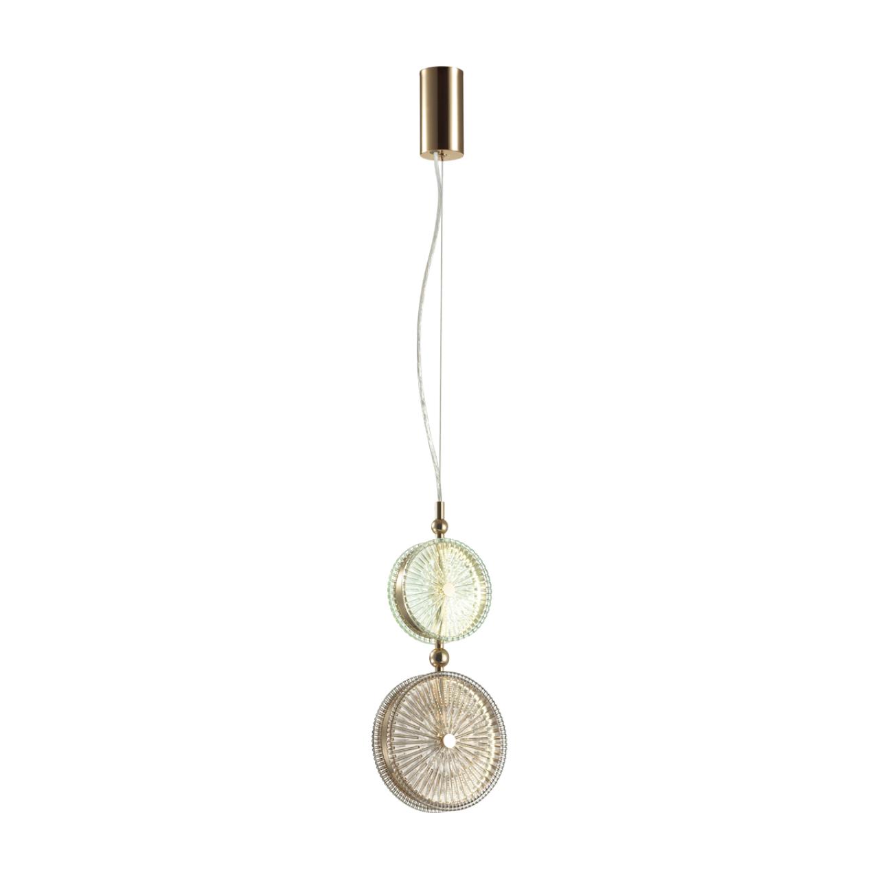 Светодиодный светильник 20 см, 13W, 4000K, Odeon Light CARAMELLA 5412/13LD, золото