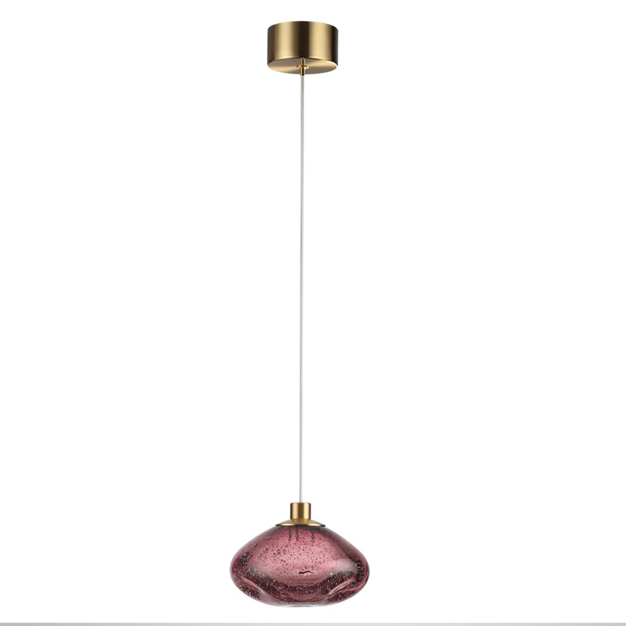 Подвесной светильник 17*168 см, 1*LED*4W 3000K Odeon Light MELA 7043/4L бронзовый
