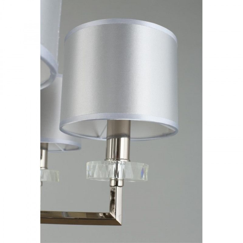 Подвесная люстра 68*65-140 см, 6*E14, 40W, Aployt Emelin APL.752.03.06, хром