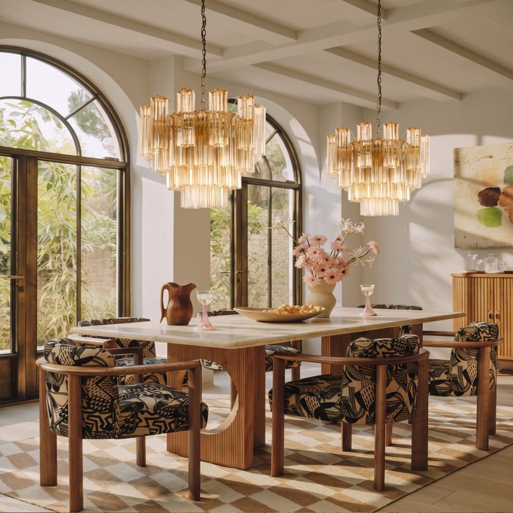 Подвесной светильник 60 см, Loft IT Murano 10580/600 Champagne, бронза