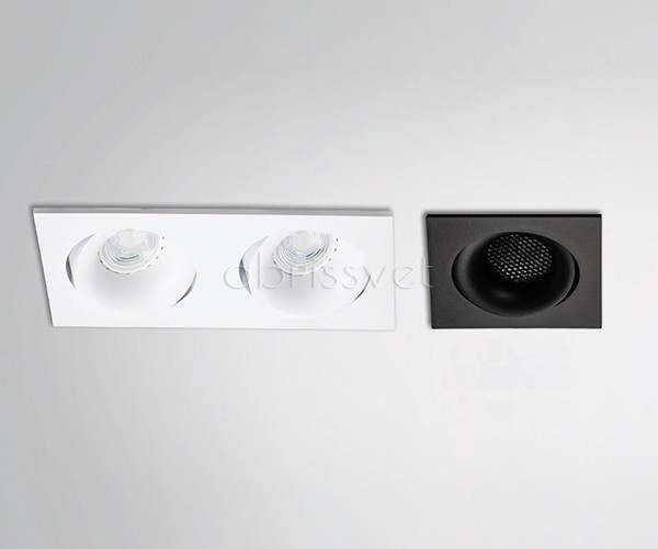 Встраиваемый светильник Italline DE 202 black, черный