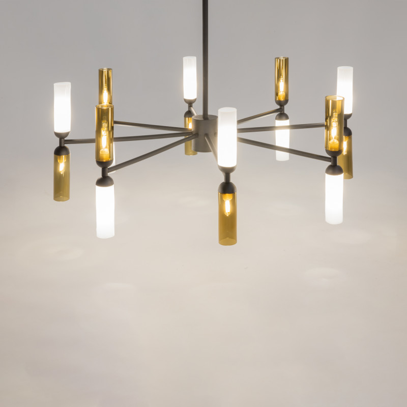 Подвесной светильник 78*51*66 см, 16 G9*28W Memory MOD177PL-16G Maytoni, Черный