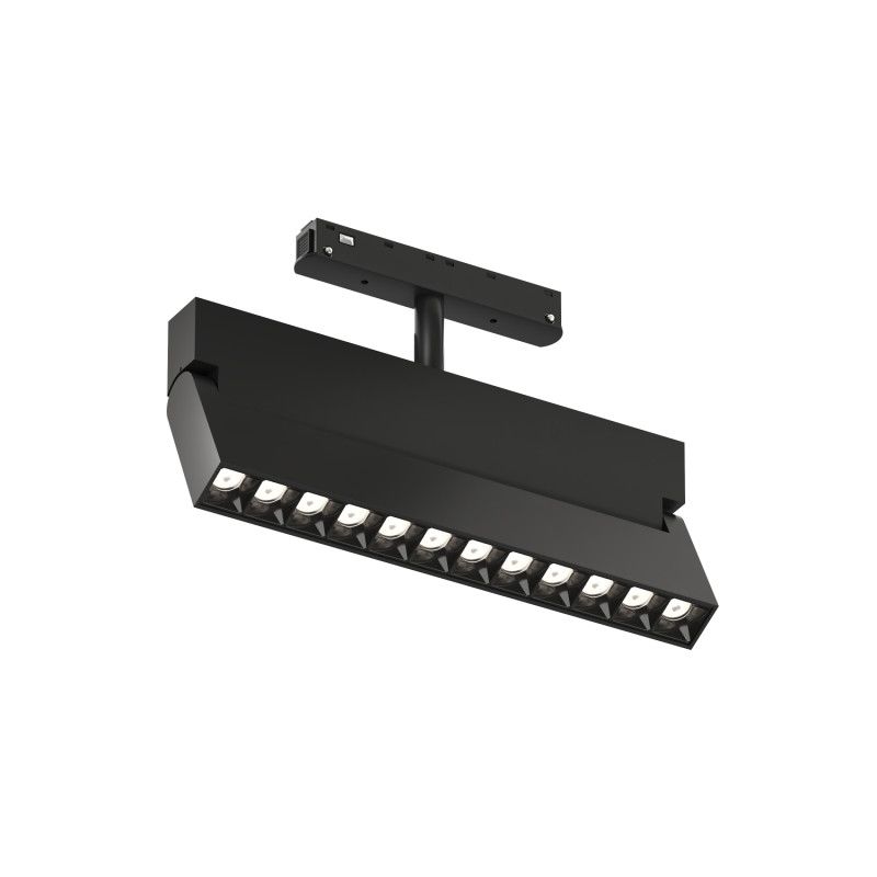 Светильник на шине 22*2,2*2,5 см, *LED*12W, 2700-6500K, Denkirs SMART 48V GRILL | СМАРТ 48V ГРИЛЬ DK8506-BK, черный