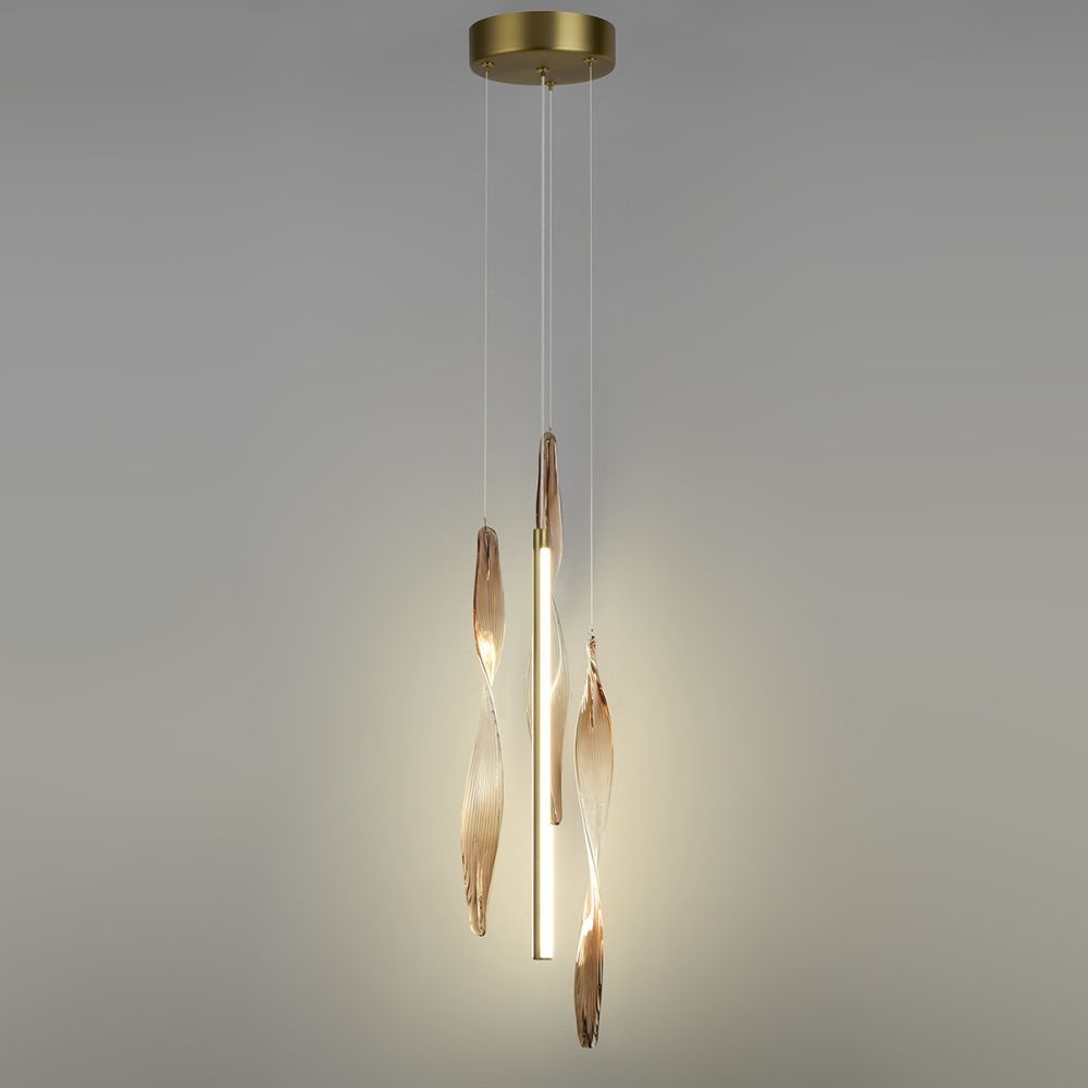 Светильник 15.5 см, 9W, 3500K, Odeon Light 5468/9L, латунь