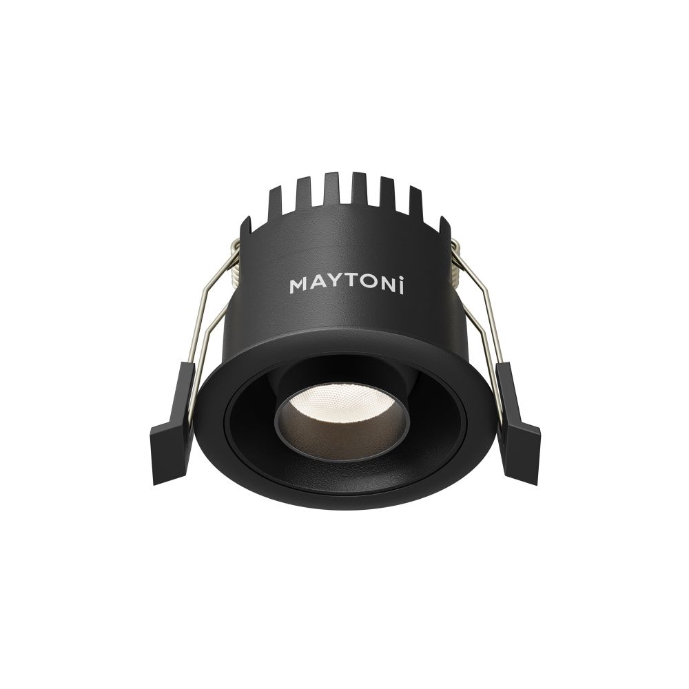 Встраиваемый светильник *6,5*-4,9 см, *LED*10W, 4000K, Maytoni Technical Dip T DL128-10W4K-B, Черный