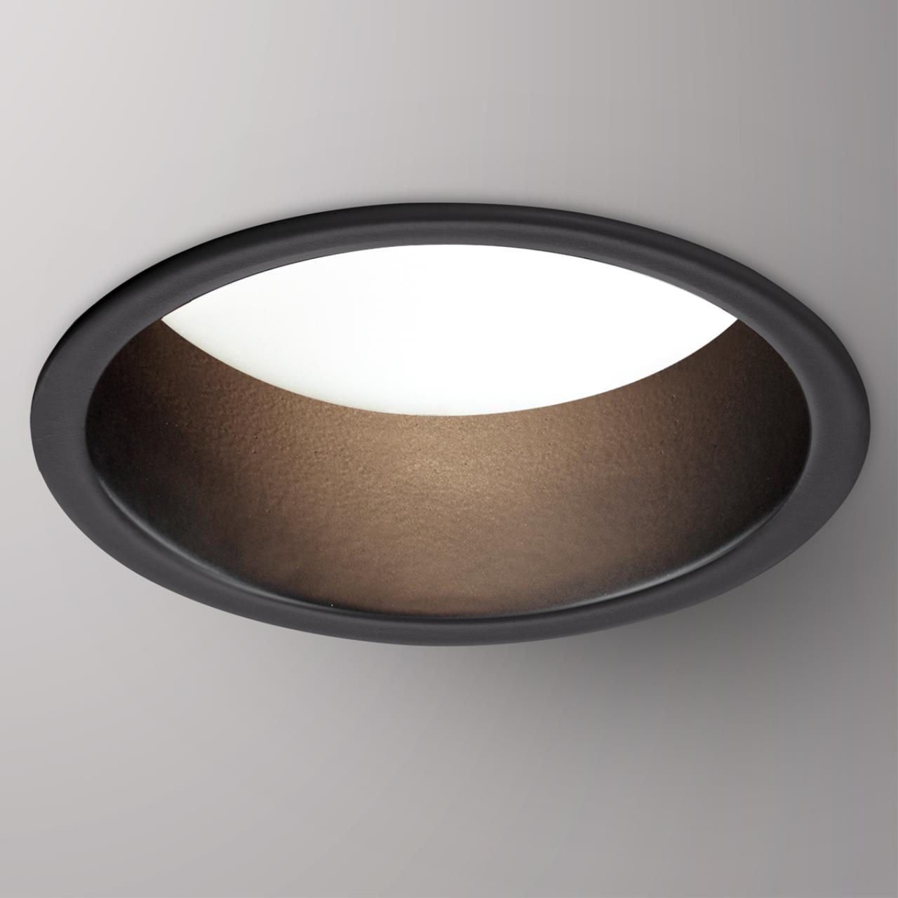 Светильник встраиваемый светодиодный 9,8*9,8* см, LED 12W*3000 К, Novotech Spot Tran, черный, 359237