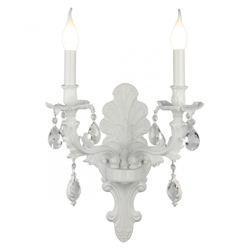 Бра 38*58 см, 2*E14, 40W, Omnilux Omnilux 747 OML-74711-02, белый