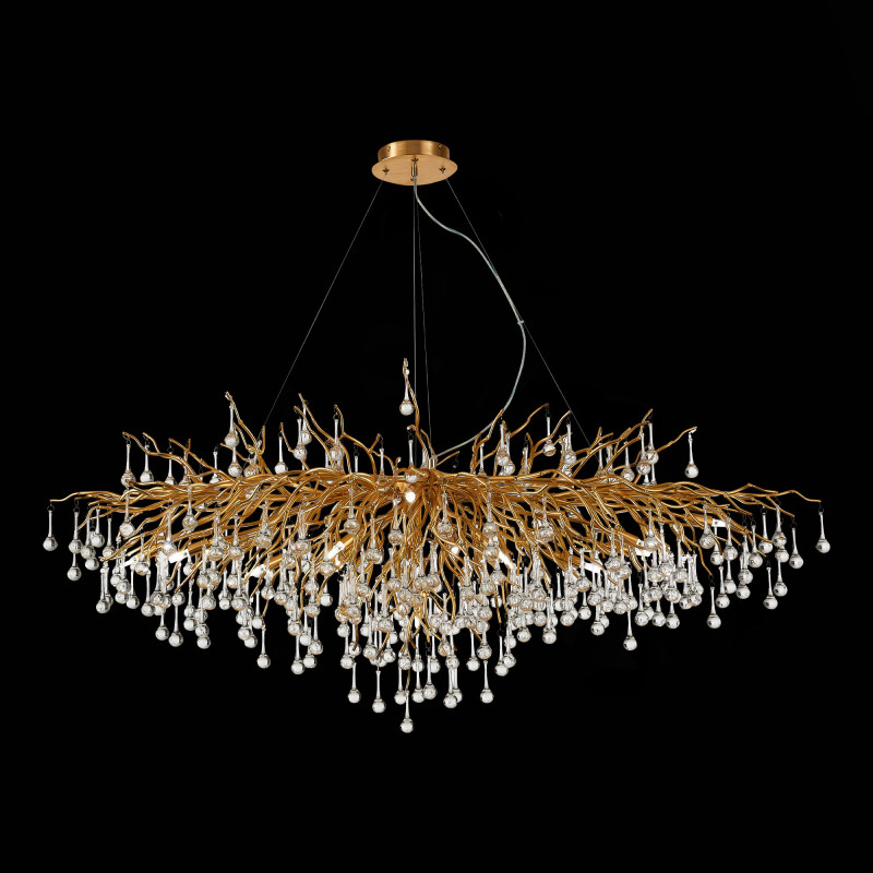 Люстра подвесная 150 см, 75W, 4000K ST LUCE ANZIO SL1651.203.15 Золотистый