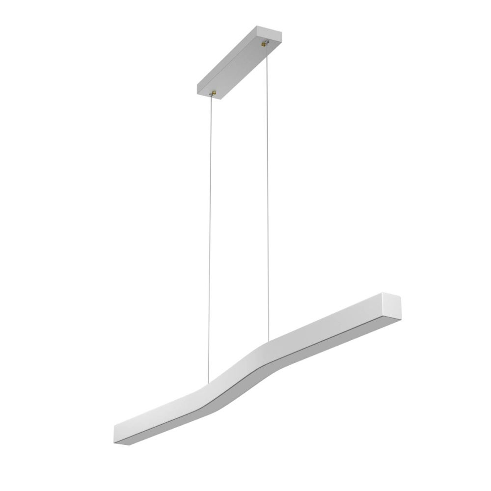 Светильник подвесной 120*8,5-200 см, 1*LED*50W, 3000-6000K, Lightera Canzas LE109L-120W WIFI, Белый