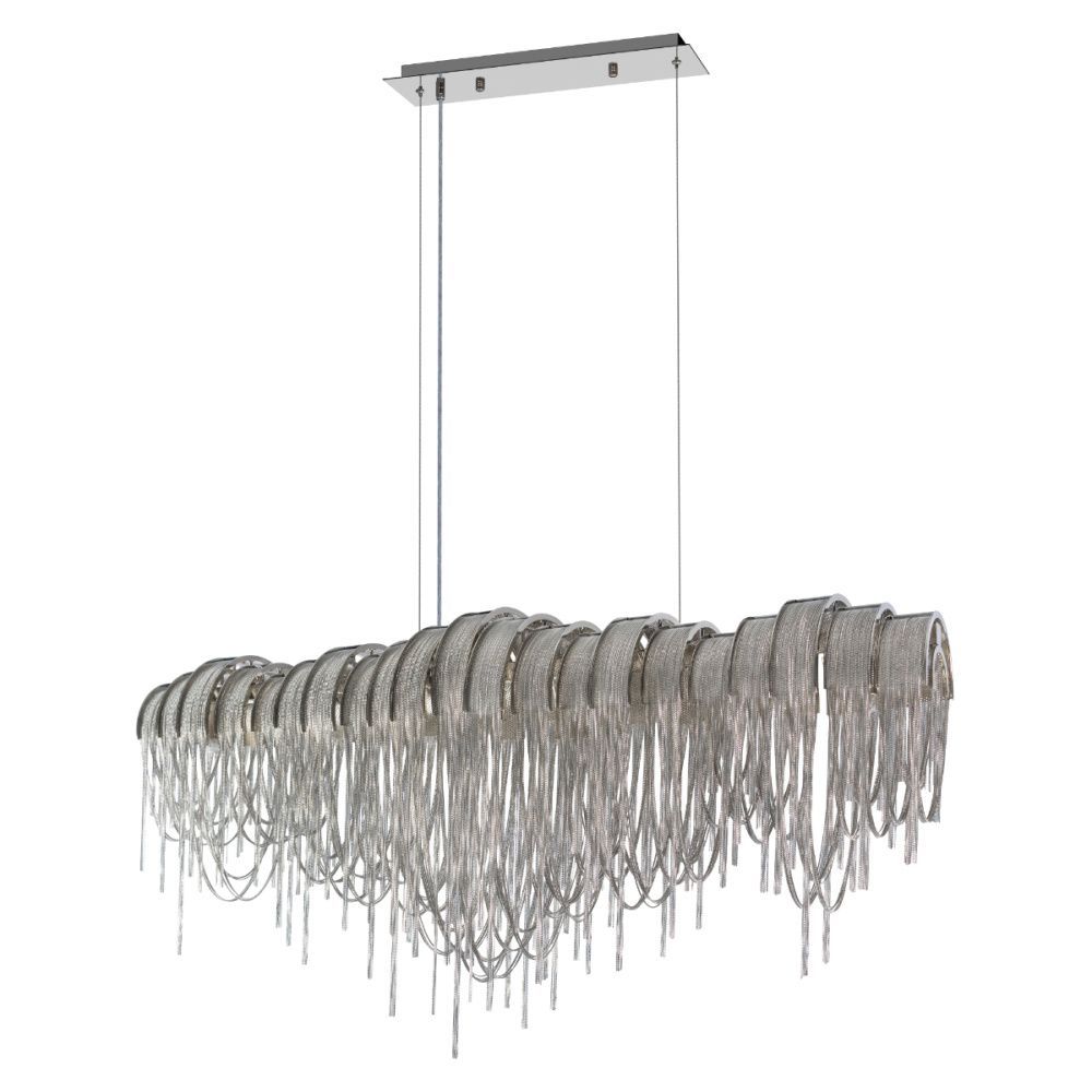 Подвесная люстра 115 см, ft IT Volver 10404/1150L SN, никель