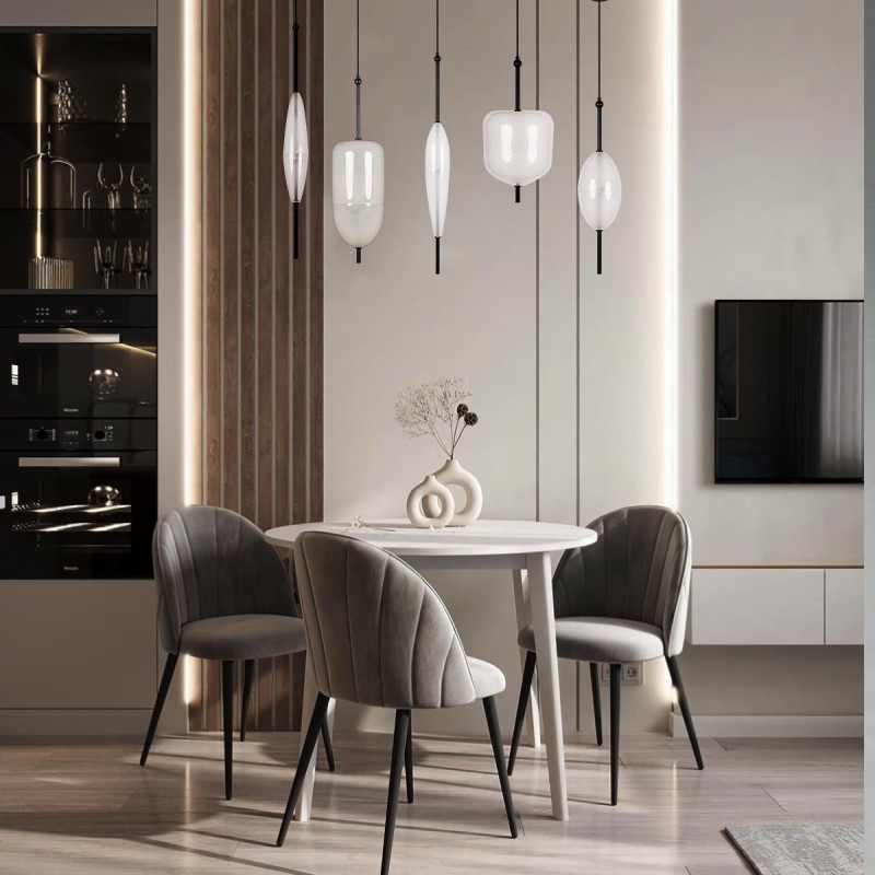 Подвесной светильник 20 см, 1*LED*16W 3000K черный Loft It Venice 10223/B White