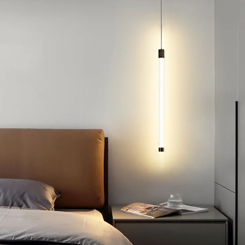 Светильник DZN-11176 ЧЕРНЫЙ D25*400/H2500/1/LED/5W/4000K с линейным рисунком CELERY 23-11