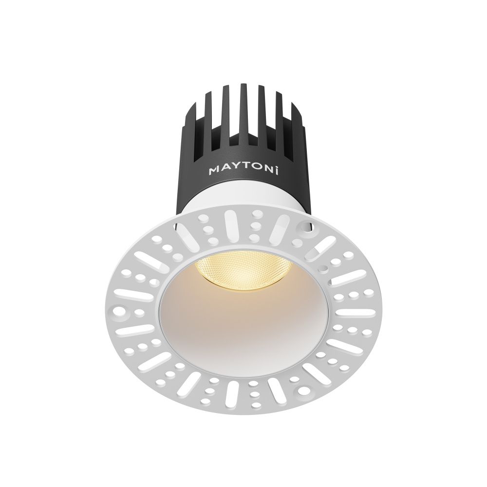 Встраиваемый светильник  DL122-15W-2.7K-TRS-W **-11,3 см, *LED*15W, K, Maytoni technical Dip DL122-15W-2.7K-TRS-W, Белый