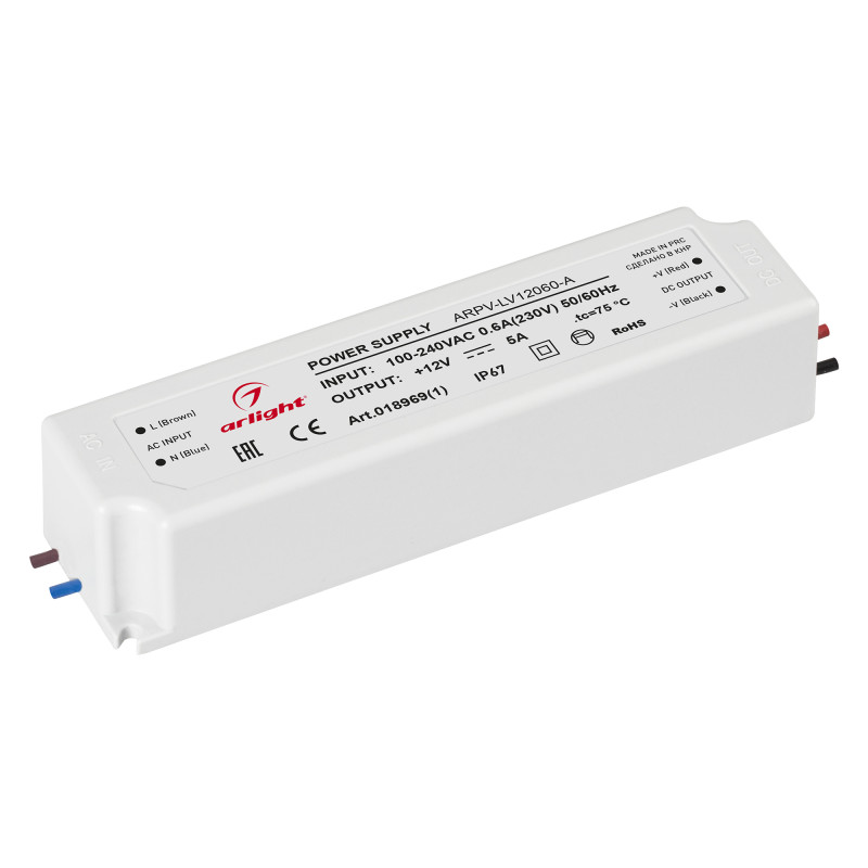 Блок питания Arlight 018969(1) 16,2*4,3*3,2 см.