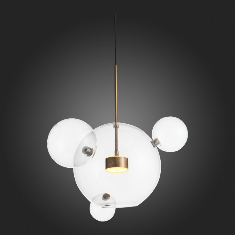 Светильник подвесной 52 см, 14W 3000K ST LUCE BOPONE SL1133.203.01 Латунь