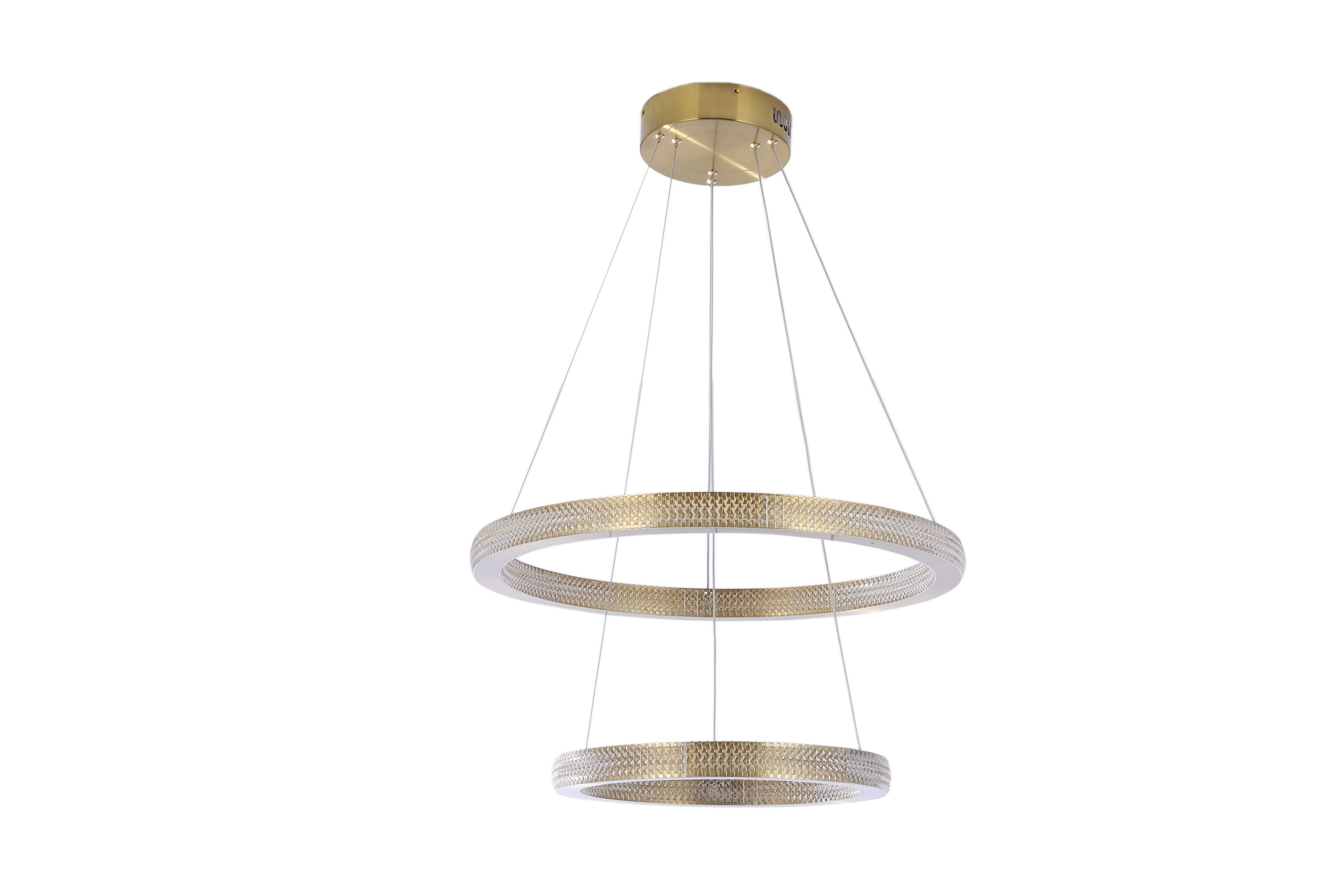 Светильник подвесной 40/60/80 см, LED 126W 3000/4000/6000K бронза Zortes Grace ZRS.30220.126