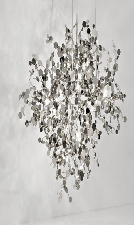 Светильник DZN-13650 ХРОМ  D300/H600+2000/6/G9/40W 25-01