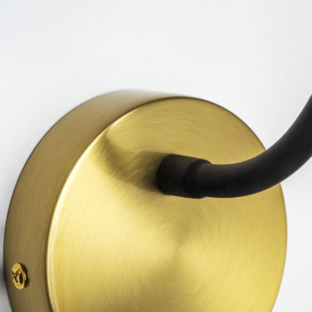 Бра *10*26 см, 3000K, Lightstar Muro III 808637, Черный