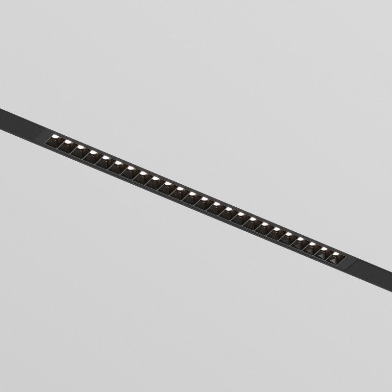 Светильник на шине 40,6*2,5*4,1- см, *LED*18W, 2700-6000K, Denkirs SMART GRILL DK8002-CONN-BK, черный алюминий