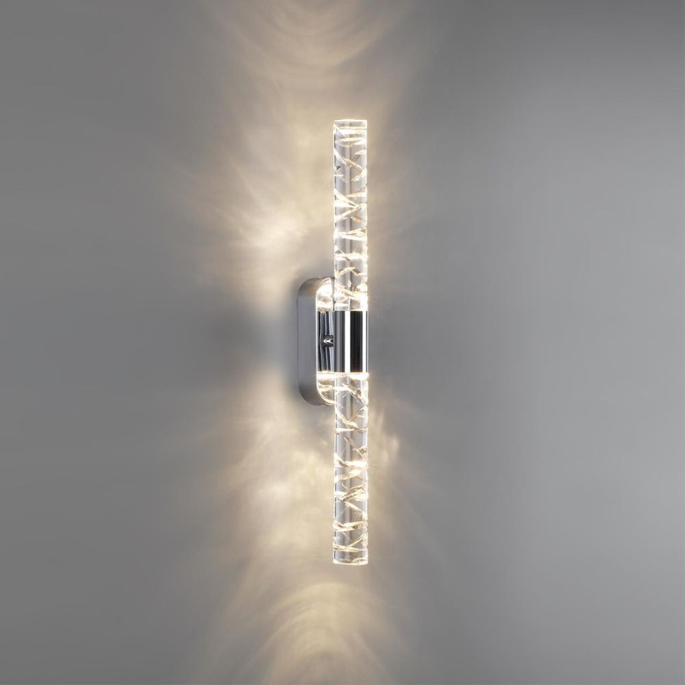 Бра *4*50- см, 1*LED*10W, 3000K, Odeon Light Pilar 7146/10WL, хром