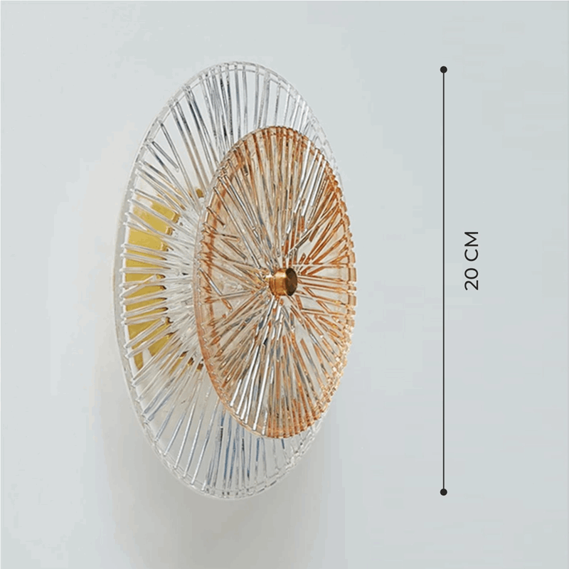 Светильник ElegantLight DZN-4422 ЗОЛОТО+ПРОЗРАЧНЫЙ  D200/H100/1/LED/9W 3000-6500K DAISY 25-03 (1)