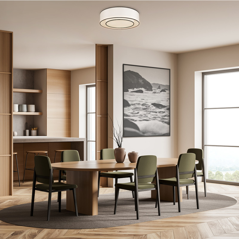 Светильник 52 см, Maytoni MOD613CL-03W, белый-черный