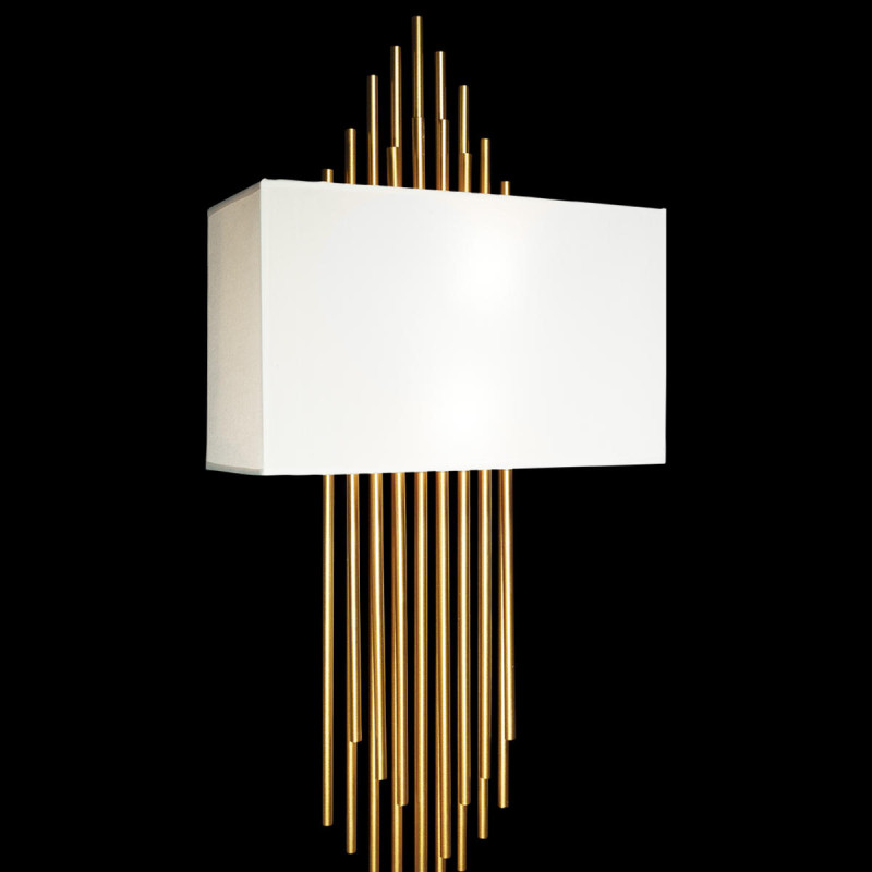 Бра *40 см, 2*E27*40W, Loft It 10107 White Elegio, Золото
