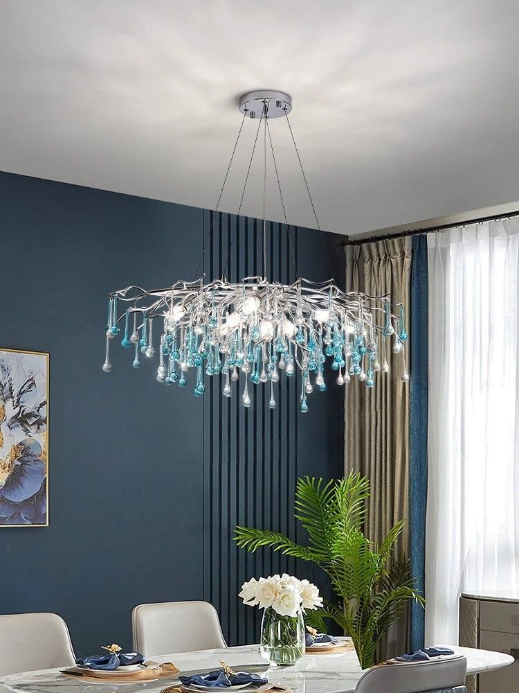Люстра 8887-20B, L1200*640 / H380 G9, W, K, Alva Donna, Хром