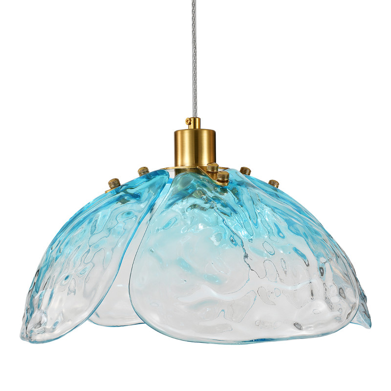 Подвесной светильник 35 см, Indigo Amore 11051/1P Blue V000521, бронза, 11051/1P Blue