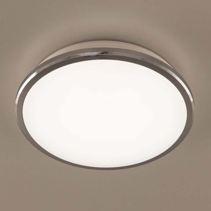 Светильник для ванной, диаметр 28 см, 16W, 4000К CL702161N Citilux ЛУНА, IP54, LED 16W, Хром