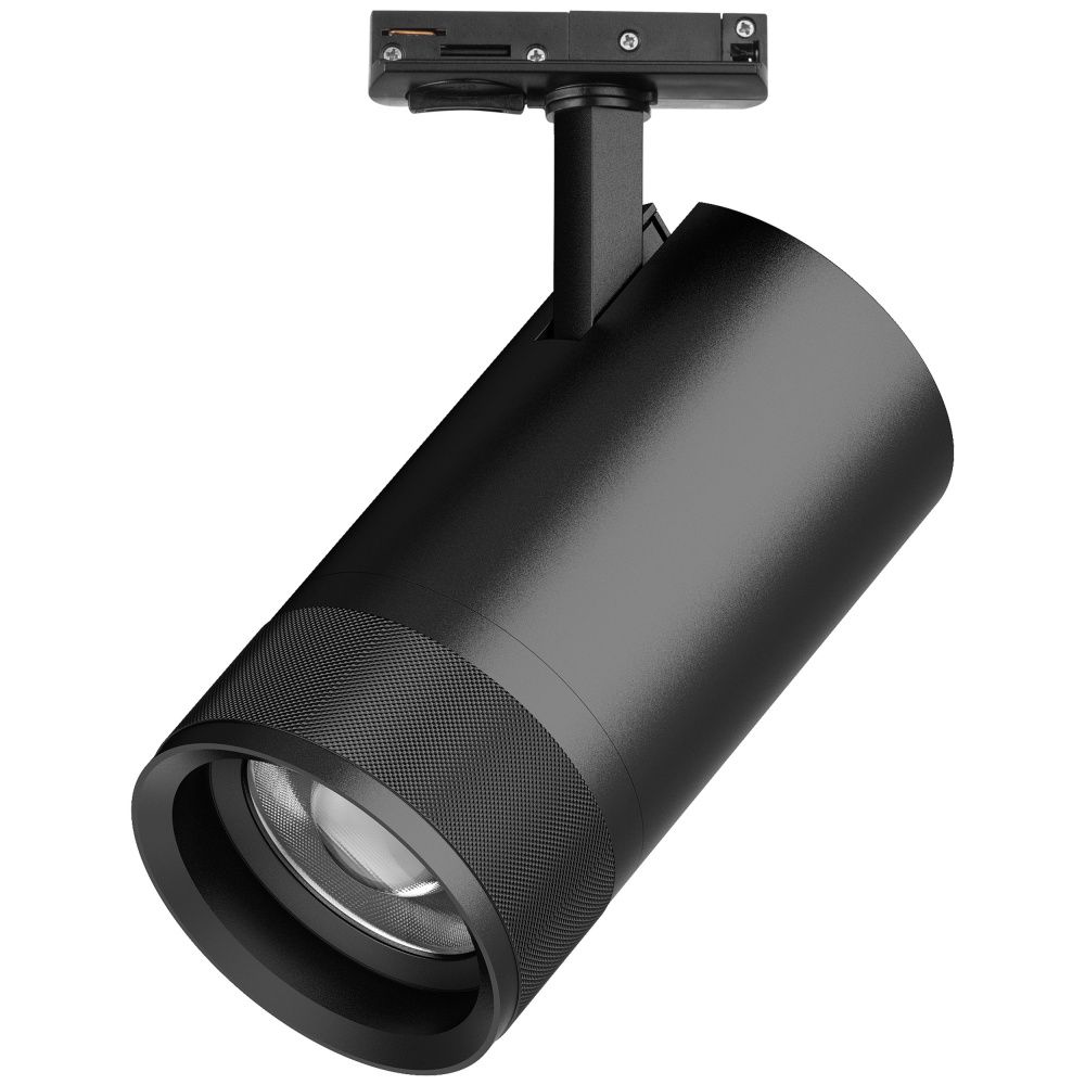 Светильник BARRA с тонким адаптером *9,4*18 см, *40W, 2700-4200-6000K, Lightstar Canno Pro C4407SS, Черный