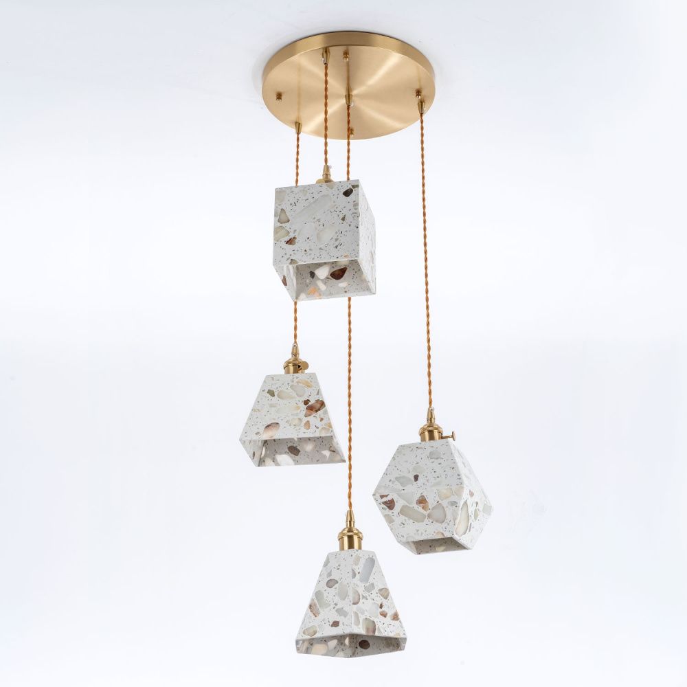 Подвесной светильник 48*40/100 см, 4*Е27 MODESTYLE MS.155.480 BS латунь