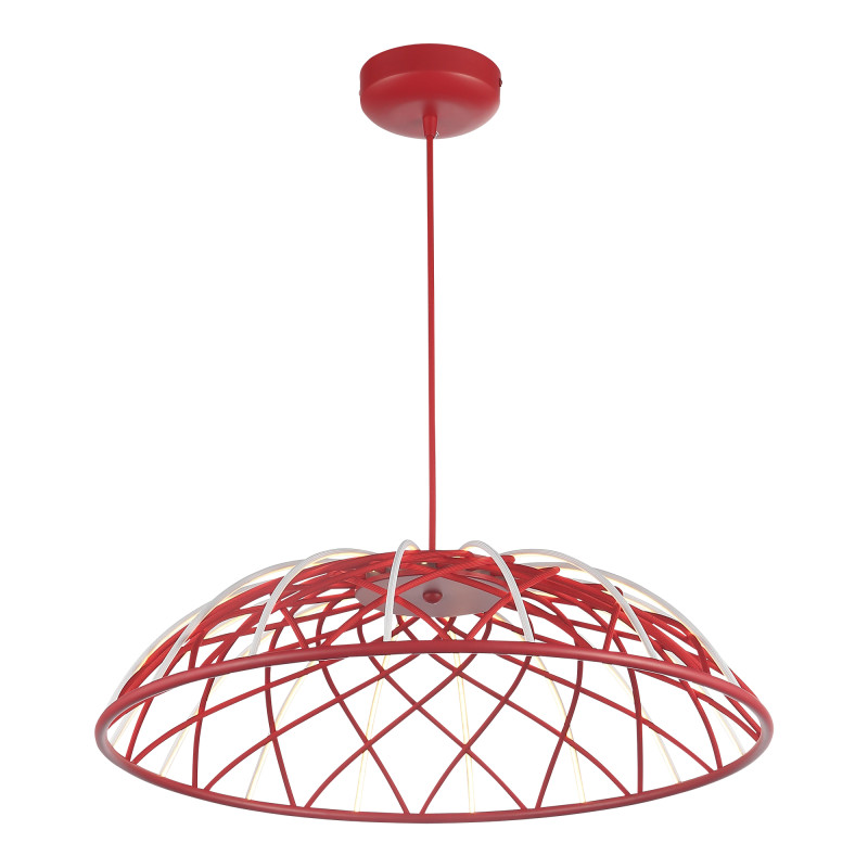Подвесной светильник 61*200 см, LED, 20W,  3000К, ST-Luce BOUND SL6016.603.01 красный