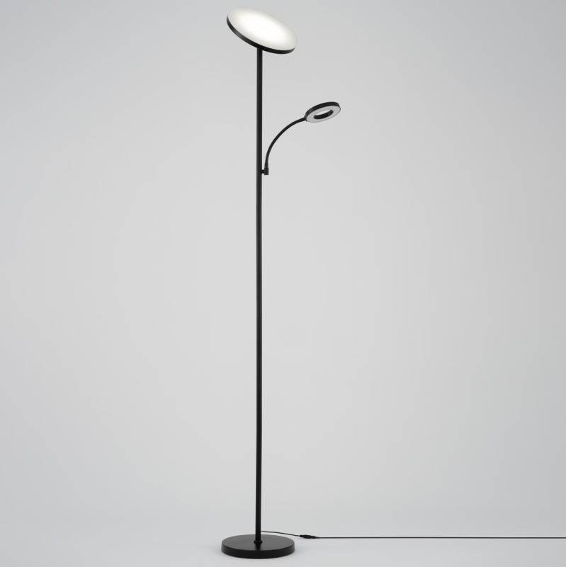 Торшер 181 см, 42W, 2700-6500K, Citilux Click CL810011, черный