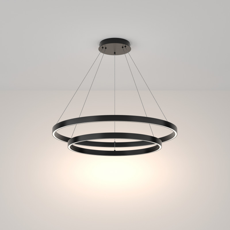 Светильник 80 см, 88W, 4000K Maytoni Rim MOD058PL-L74B4K, черный