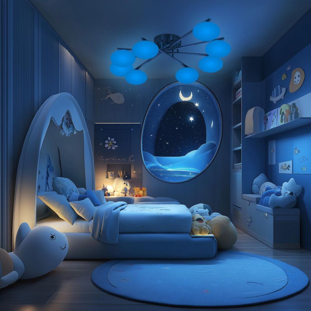 Светильник 110 см, 96W, 3000-5500K, Citilux ATMAN SMART CL226A181 LED RGB, матовый хром