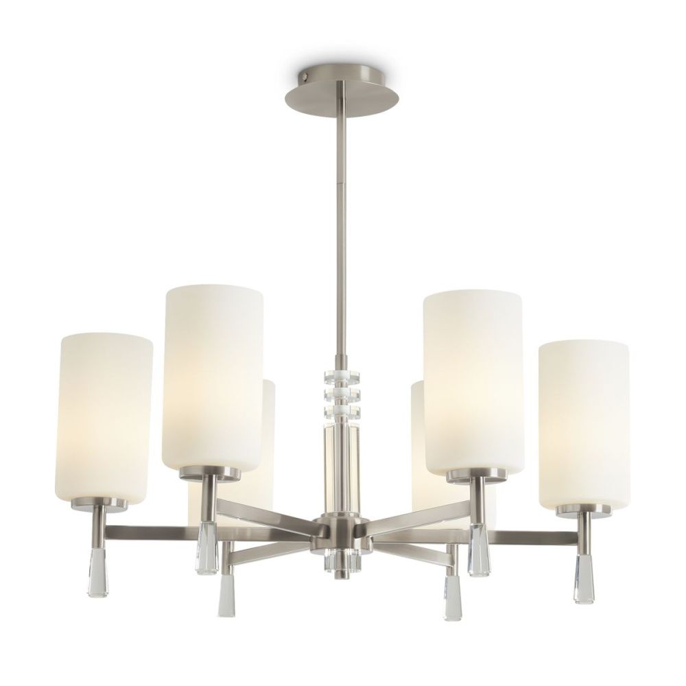 Люстра на штанге 64 см, Freya Chic FR2031PL-06N, никель