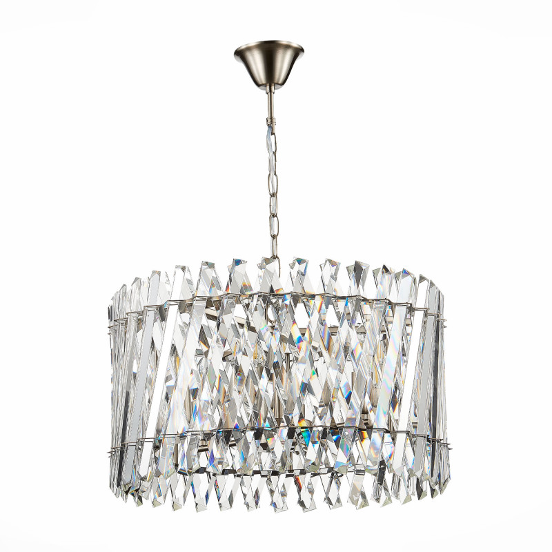 Люстра подвесная 50 см, ST LUCE FABIO SL1170.103.06 Никель