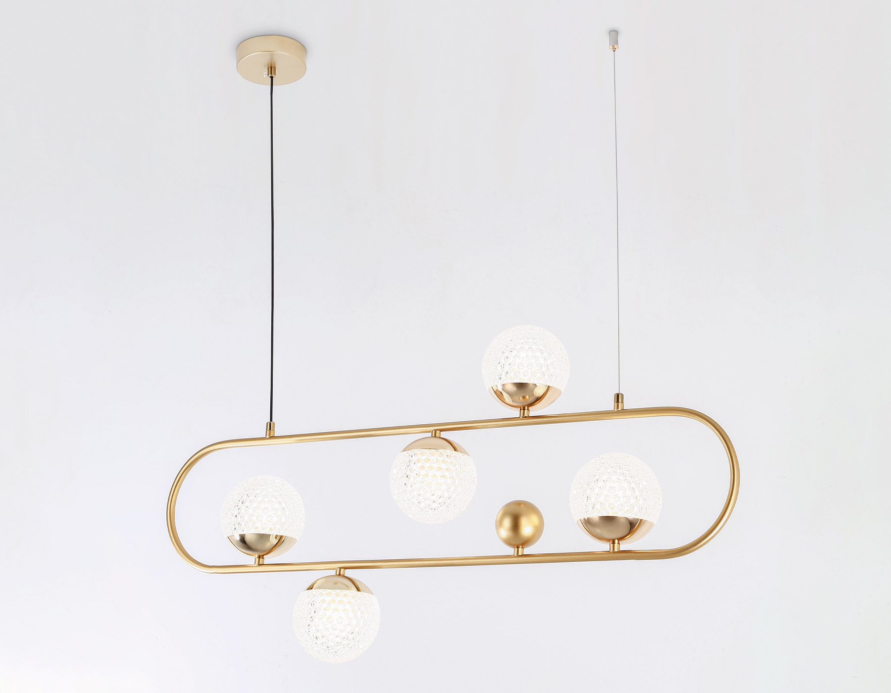 Светильник подвесной 78*11*18*100 см, G9 W, К, золото Ambrella Traditional Crystal TR5433