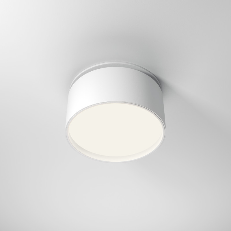 Встраиваемый светильник 8.5/8.2 см, LED*12W, 4000К, IP20, 970 Lm Maytoni Technical ONDA DL024-12W4K-W белый