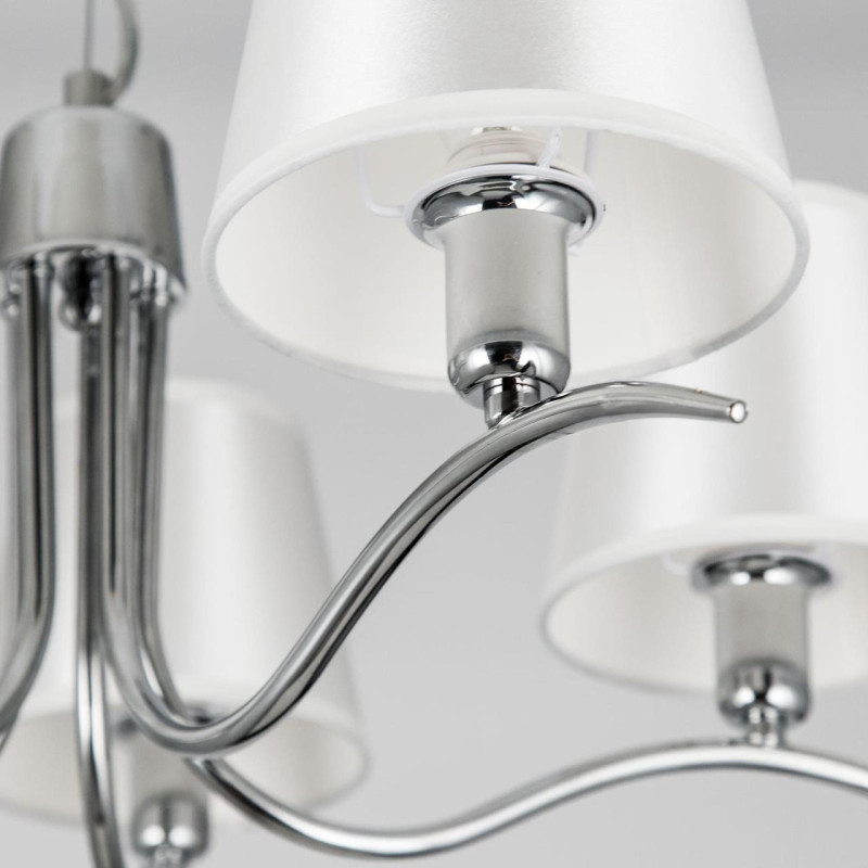 Подвесная люстра Citilux Эмма CL439151, диаметр 58 см, хром