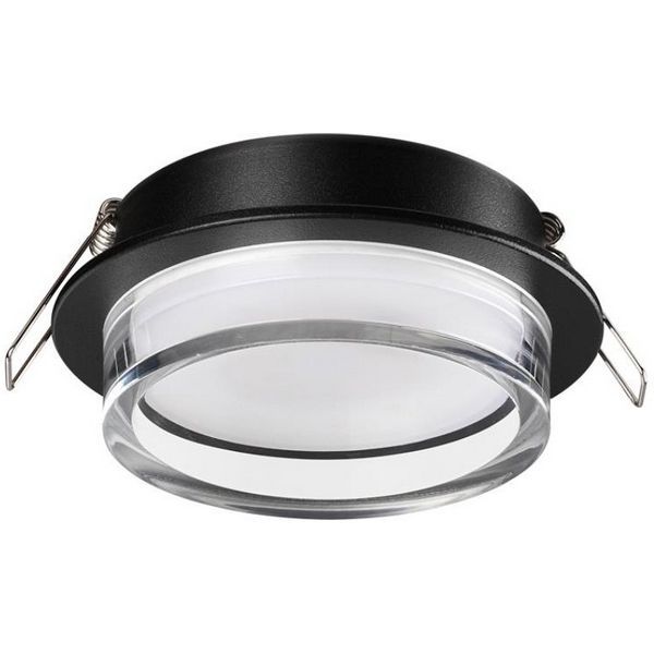 Светильник встраиваемый 10,5 см, GX53, Novotech Gem 371026, черный