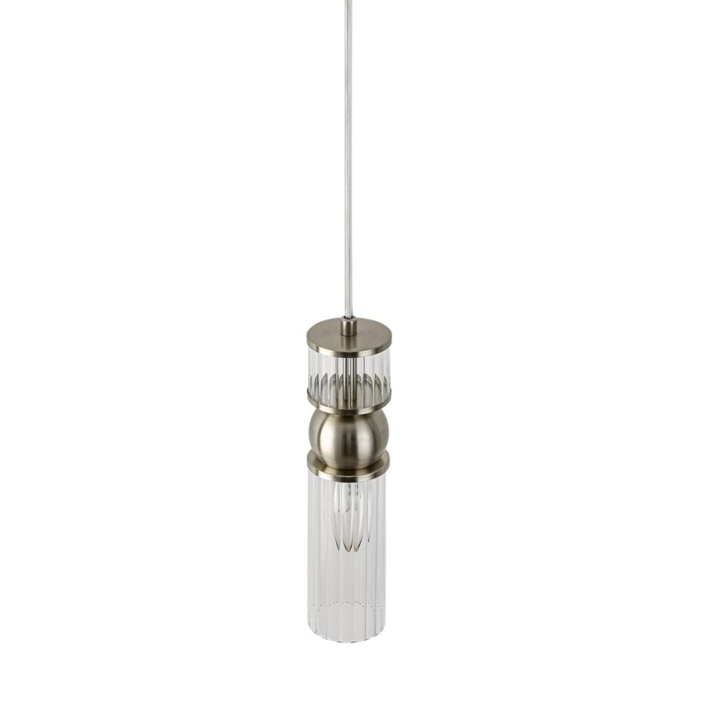 Подвес *8*222-222 см, 1*E14*40W, Lumion Denver LUM8277/1A, стальной; серебристый