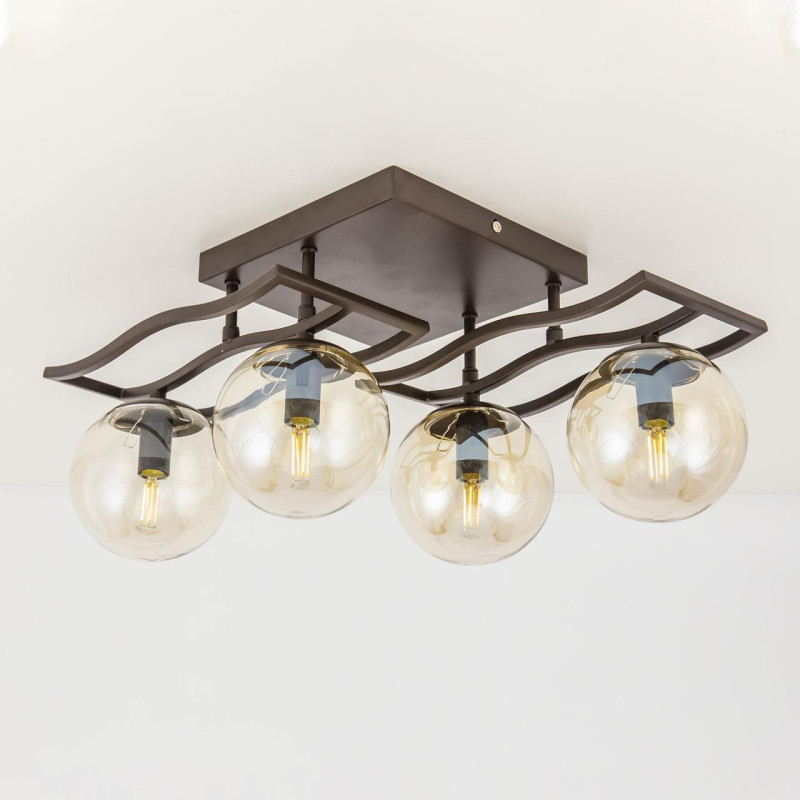 Светильник Citilux Бриз CL106245, коричневый