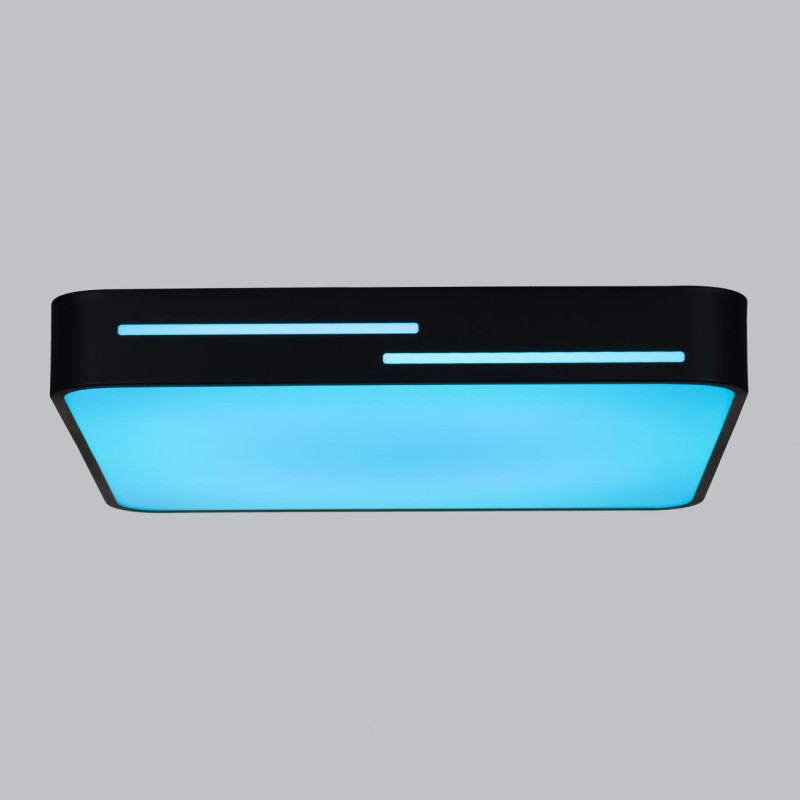 Светильник потолочный с RGB 40*40 см, 70W 3000-5500K Citilux Купер Лайн CL724K70GL1 Черный 